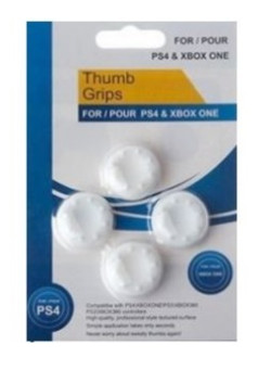 Насадки на джойстики Thumb Grips (Белые) (PS5, PS4, PS3, Xbox Series S/X, Xbox One, Xbox 360)
